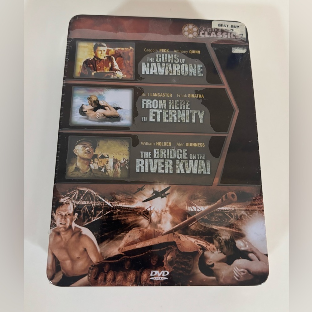 Original Movie Classics WWII 5-DVD Set – Guns of Navarone, River Kwai, Eternity